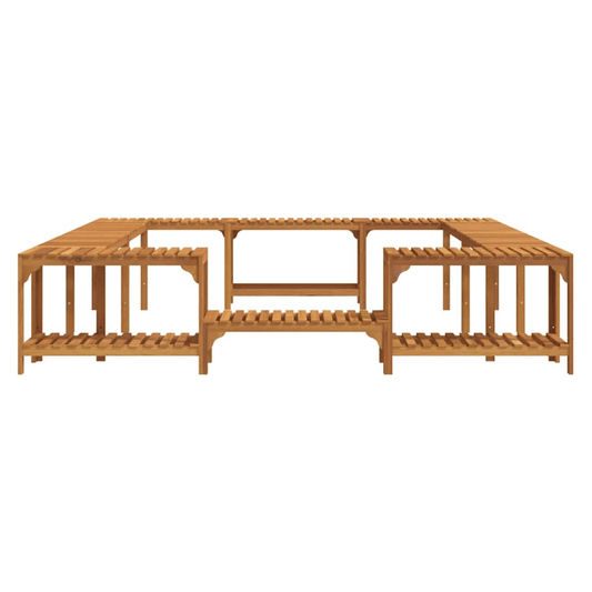 Brown Outdoor Hot Tub Enclosure – Square Design