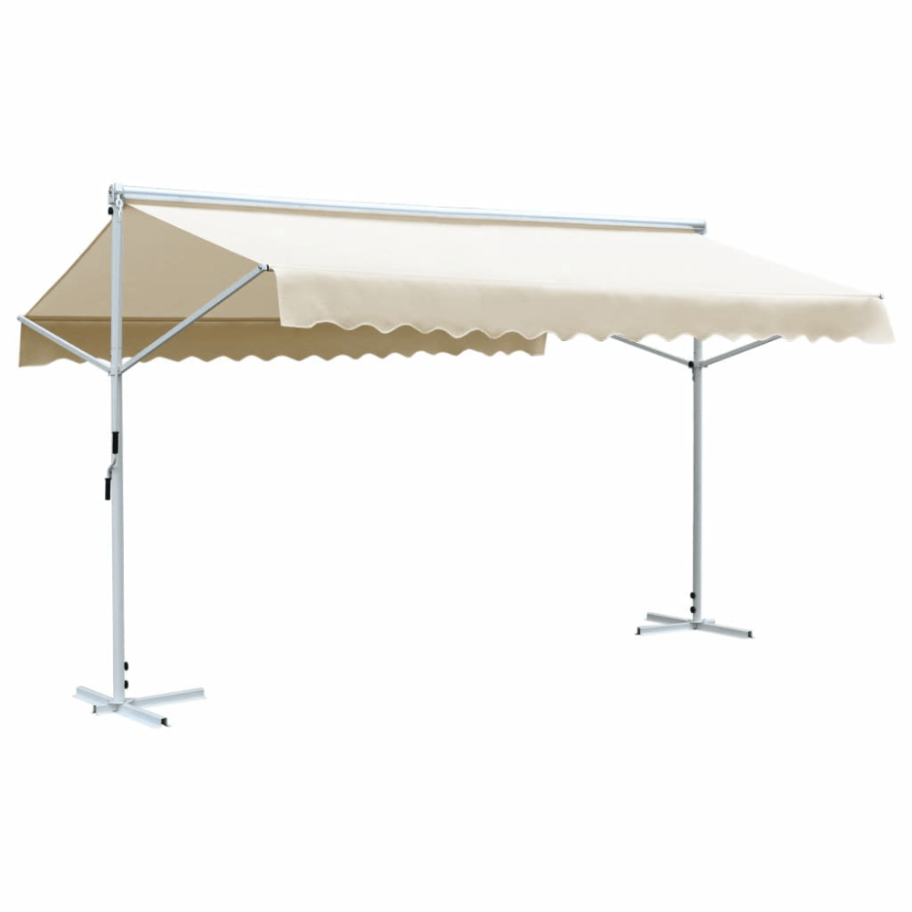 Retractable Outdoor Awning – Free-Standing Patio Sun Shade Shelter
