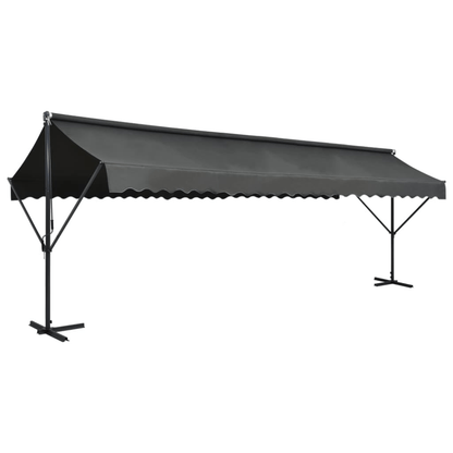 Retractable Outdoor Awning – Free-Standing Patio Sun Shade Shelter